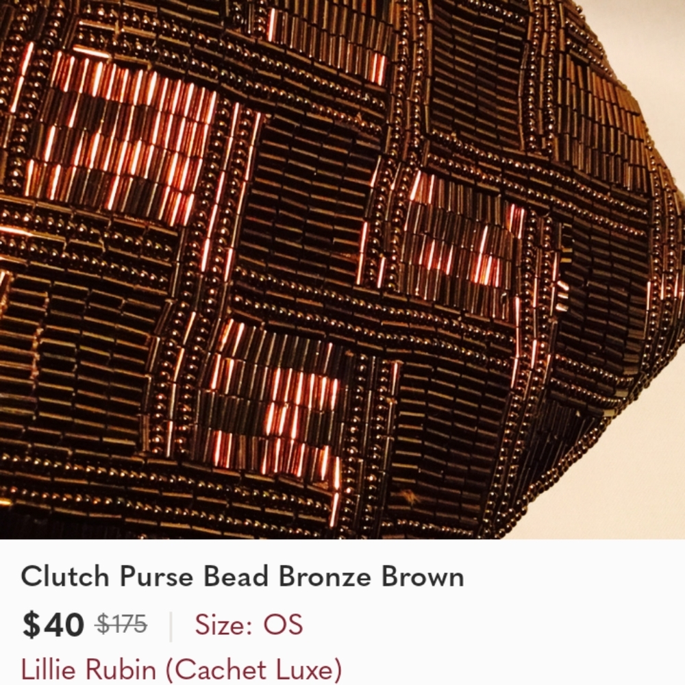 Lillie lux beaded purse